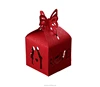 Red Butterfly Laser Cut Wedding Favor Paper Candy Boxes Sweet Boxes Customize Logo