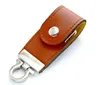 Unique mini Custom LOGO Large memory leather USB