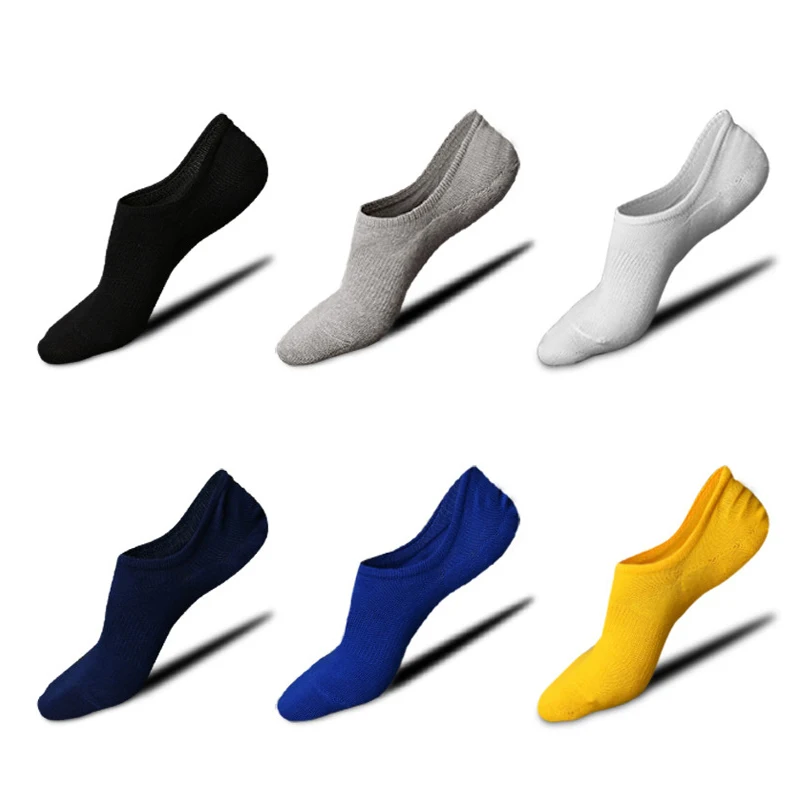 Hot Selling Cotton Low Cut Mens No Show Socks Non Slip For Summer Buy
