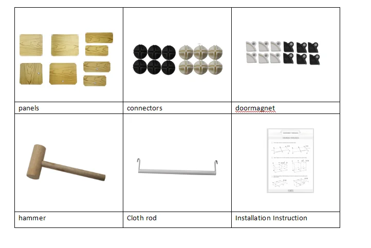 Multi usediy plastic folding carton storage cube cabinet wardrobe