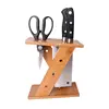 Kitchen Knife Set Bamboo Knife Block without Knives