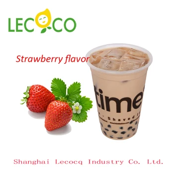 Taiwan Hot Selling Bubble Tea Strawberry Flavor Bursting Juicy