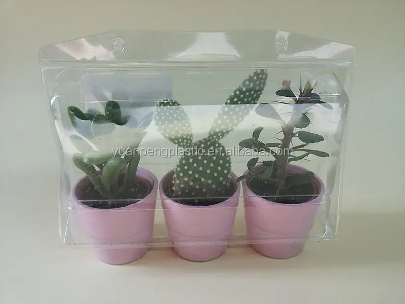 Custom Clamshell Blister Packaging For Plants Transparent Pvc Pet