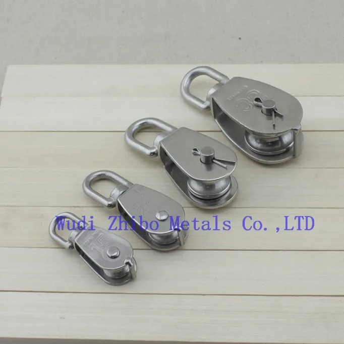 Rope Pulley Block Stainless Steel Swivel Pulley