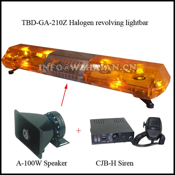 Halogen Amber roof light bar