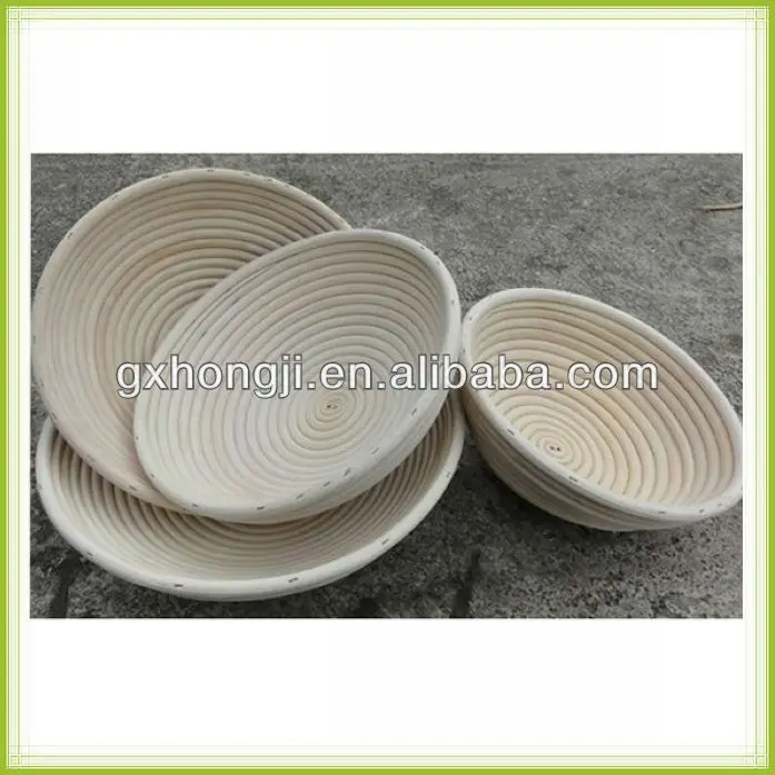 Round Wicker Bread Basket Rattan Wicker Bread Baskets Bread Proofing