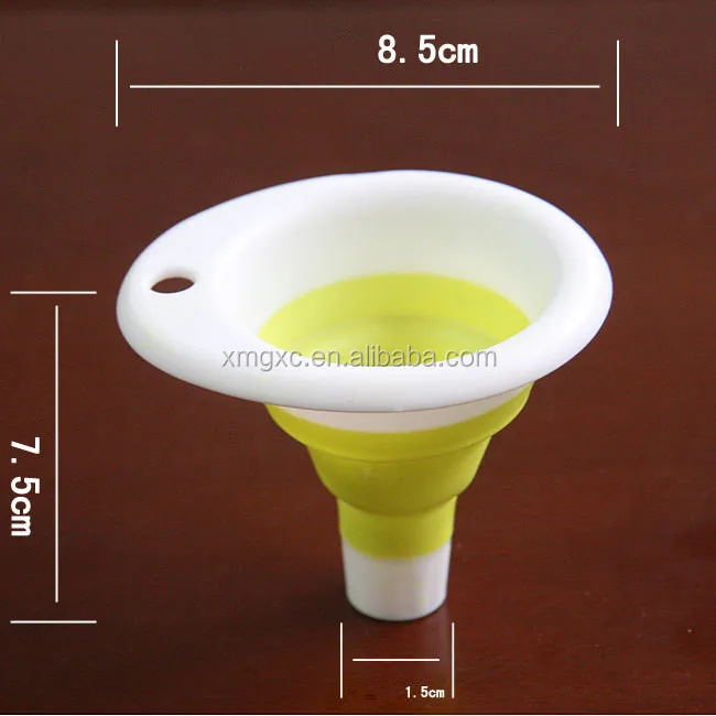 Fda Collapsible Mini Silicone Rubber Funnel For Kitchen Tool Buy