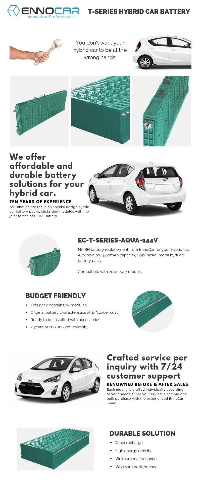 2006 toyota prius battery on 6 5ah 144v Nimh Hybrid Battery Replacement For Toyota Prius C Aqua 2012 2017 View Hybrid Battery Replacement Ennocar Product Details From Ennopro Group Limited On Alibaba Com