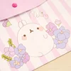 Cartoon pattern PVC document bag waterproof storage bag