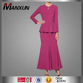 Wholesale Muslim Women Model Baju Kurung Modern Simple Baju Kurung Malaysia Buy Baju Kurungmodel Baju Kurung Modernbaju Kurung Malaysia Product On