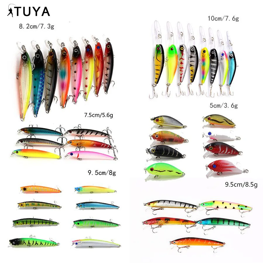 Commercial Fishing Terminal Tackle Lure Set Is Abs Material Minnoww