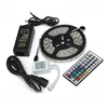 RGB 5050 SMD Waterproof 300 leds strip Flex + 44key IR Remote controller power adaptor