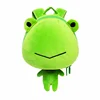 Fashion animal design kids like school bag EVA Plush Green Frog china school back packs