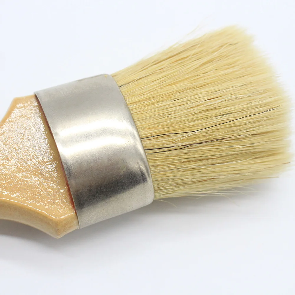 1 Inch,2 Inch,Pure Bristle Chalk Paint Brush Wax Round Brush Buy Pure