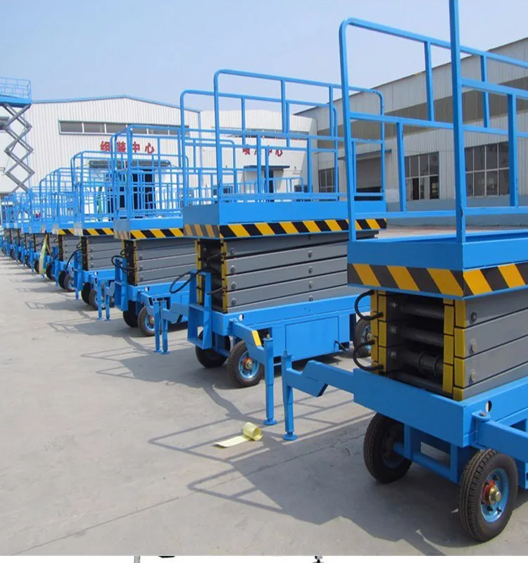 Quality Scissor Lift For Cleaning Window Glass Building With Fast ...