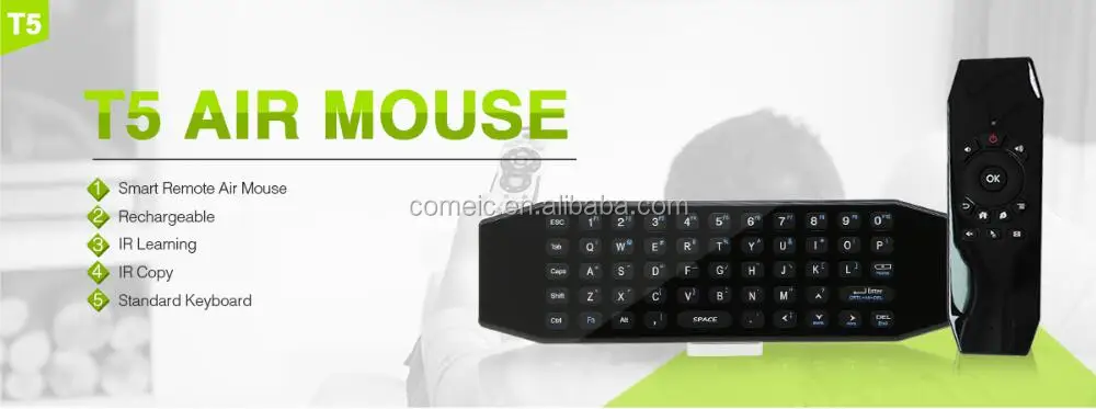 T5 Air Mouse Smart Remote