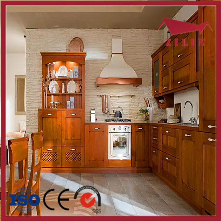 Armarios De Cocina De Madera Maciza,Diseño Moderno,Alta Calidad,Precio