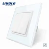 Livolo VL-C7K2S-11 EU Standard Two Gang Two Way Push Button Switch