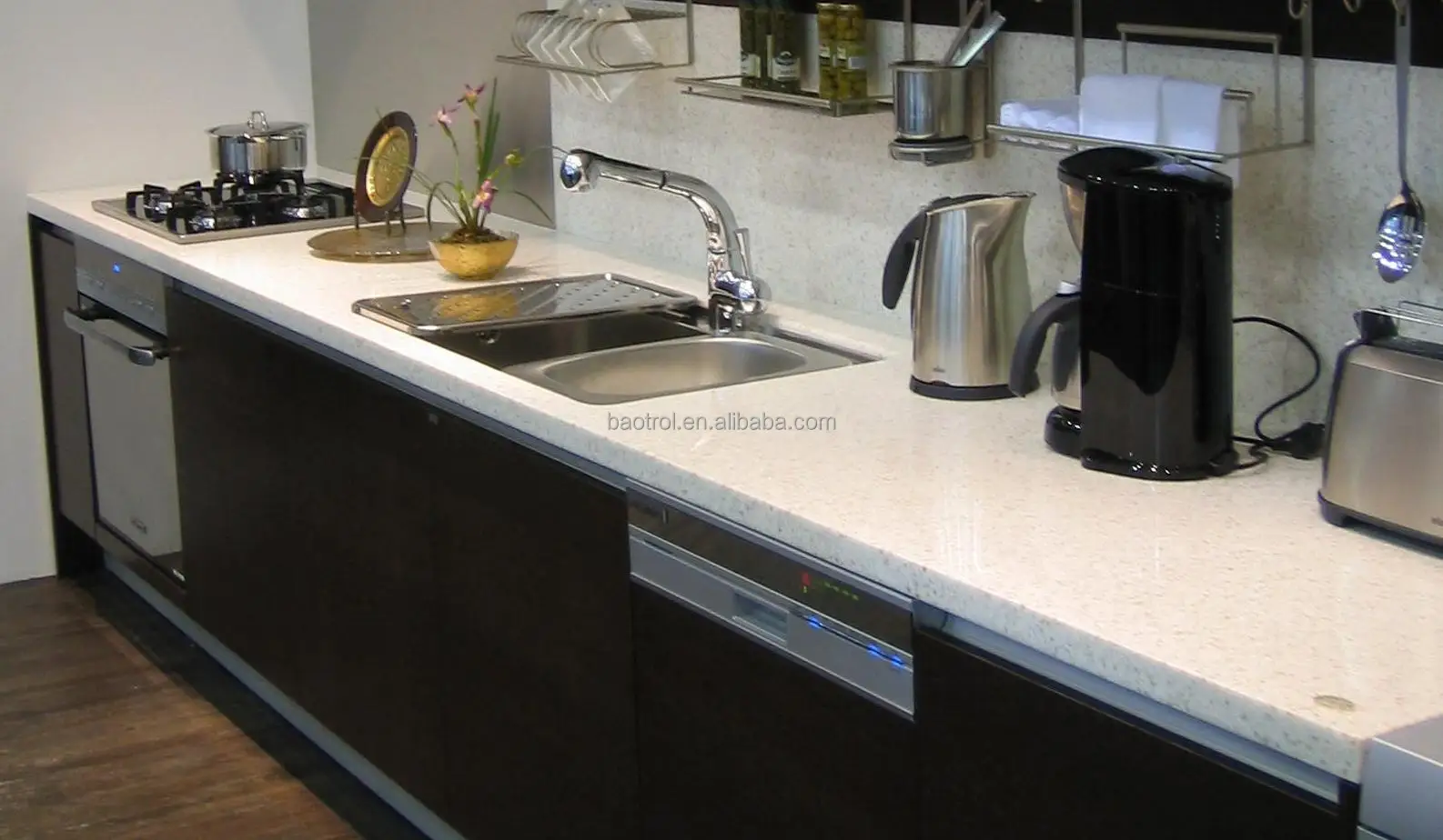 Composite Marble Kitchen Cabinet Table Top Design Buy Lemari Dapur Atas Meja Desain Kabinet Meja Desain Lemari Dapur Atas Meja Product On Alibabacom