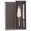 WBTT12 Romantic Wedding Cake Server Set Rhinestone Handle Cake Cutting Tool Knife and Server Set