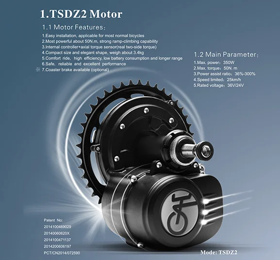 electric bike crank motor