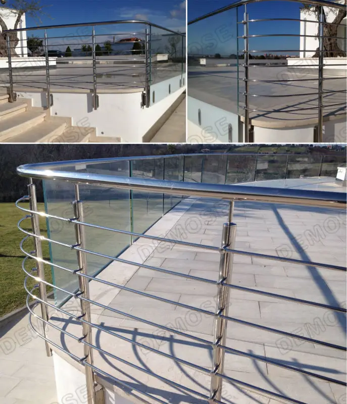Stainless Steel Tubular Handrail Railings For Balconies Photos Buy