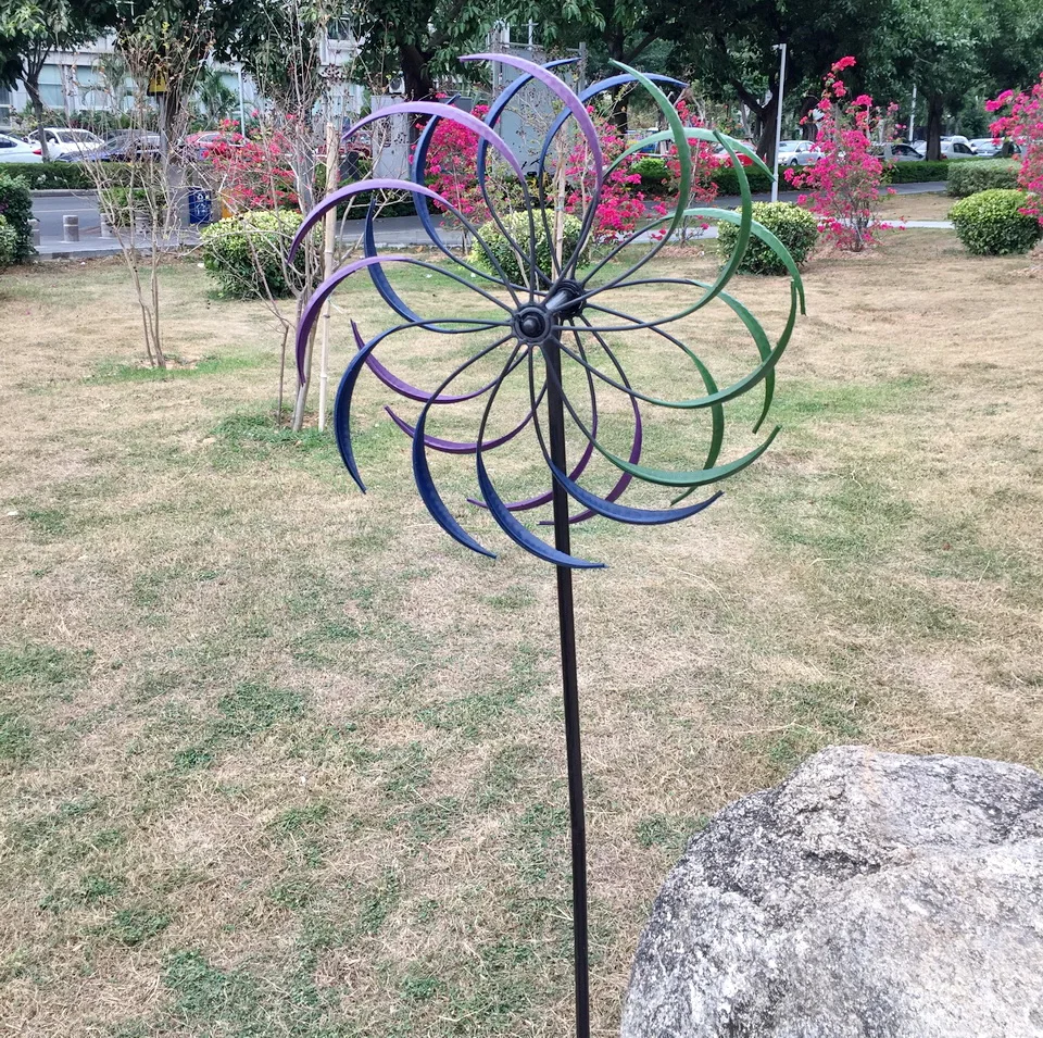 Solar Wind Spinner With Glass Ball Buy Solar Wind Spinner