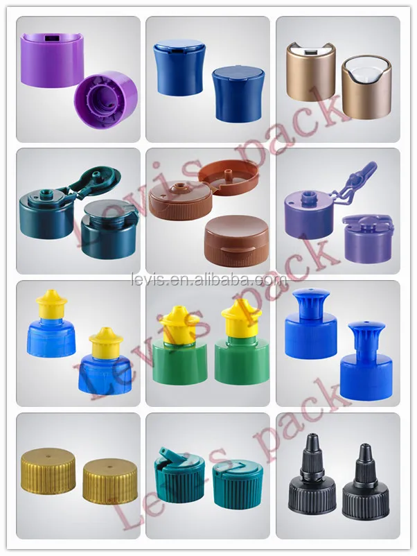 types of plastic bottle caps