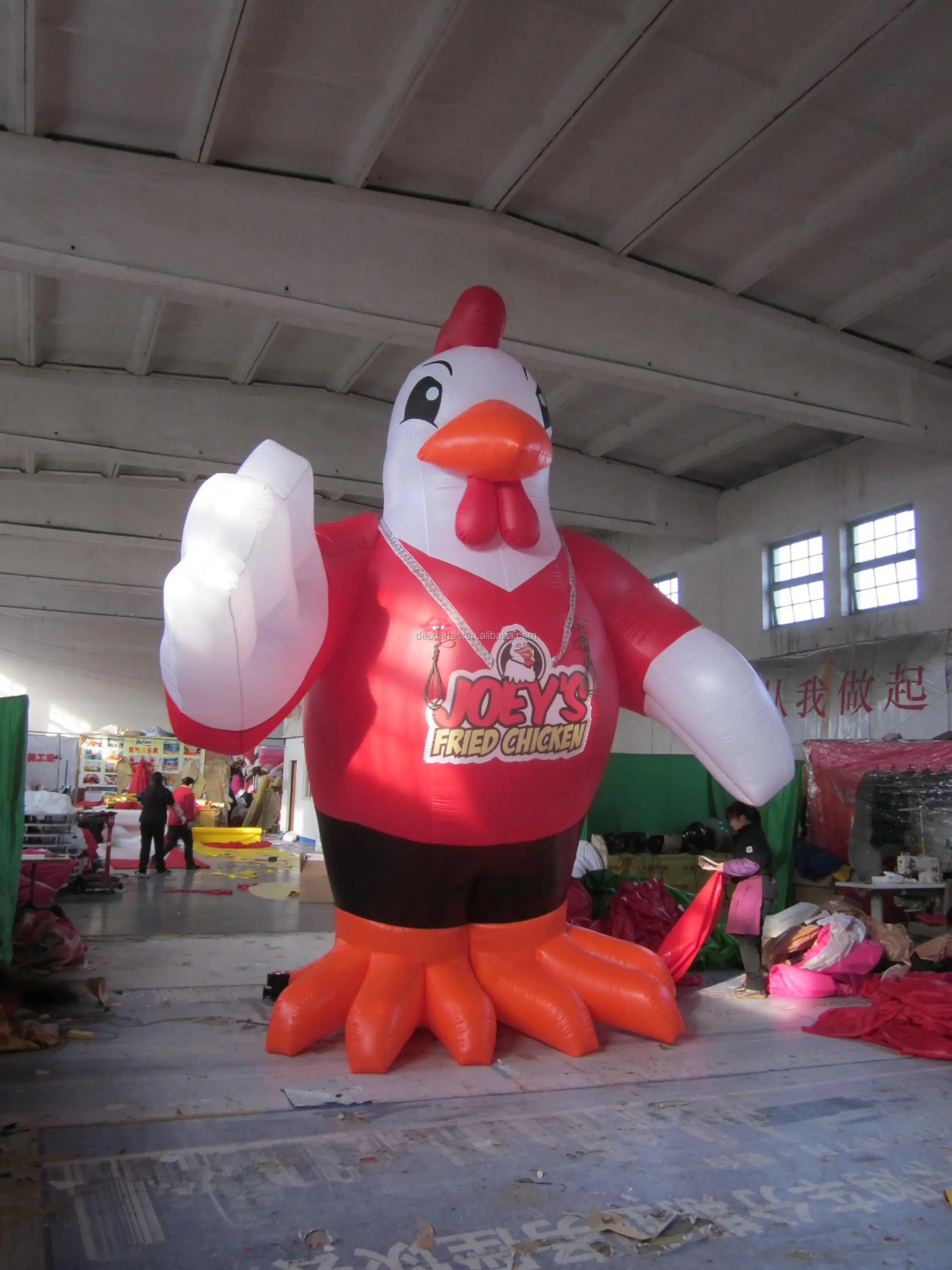 inflatable bin chicken