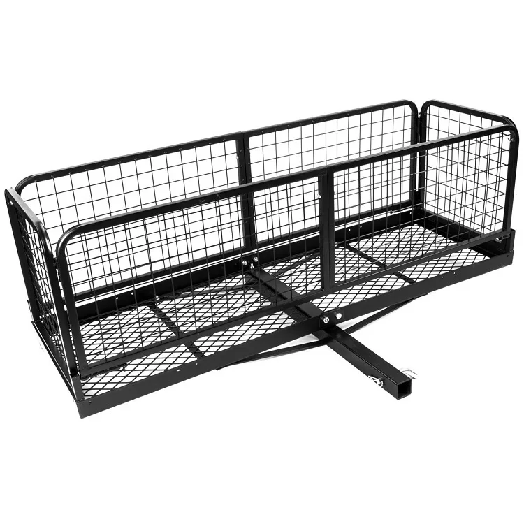 500lb Cargo Carrier Hitch Rear Tall Suv Folding Fence Heavy Duty