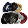 Hot Selling High Quality 6mm/5mm 3meter/lot Sewed PU Leather Cord Rope String for DIY Jewelry Necklace Bracelet jewelry making