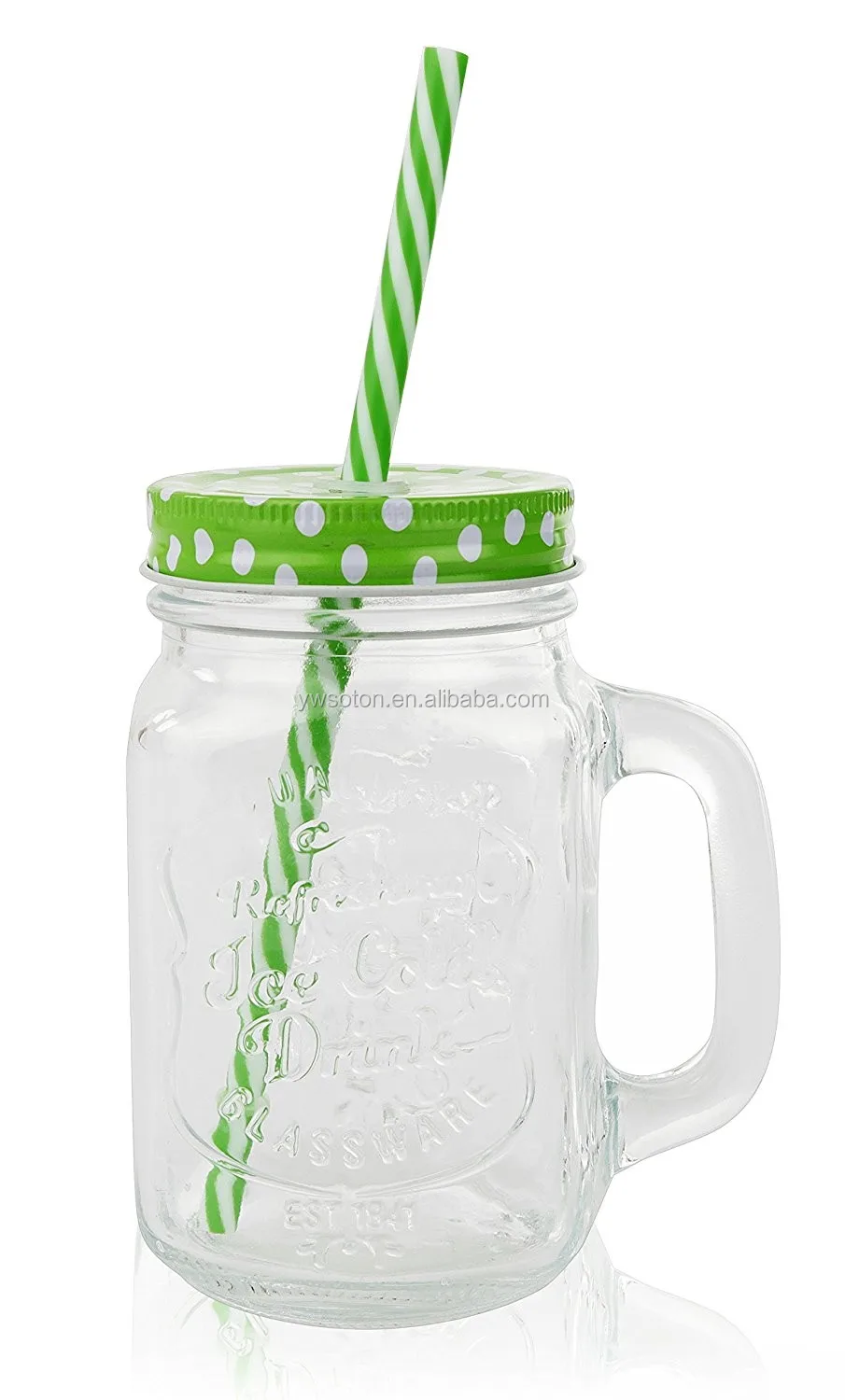 Mason Jar Pp Spiral Straws With Stopper Buy Plastic Spiral Straw