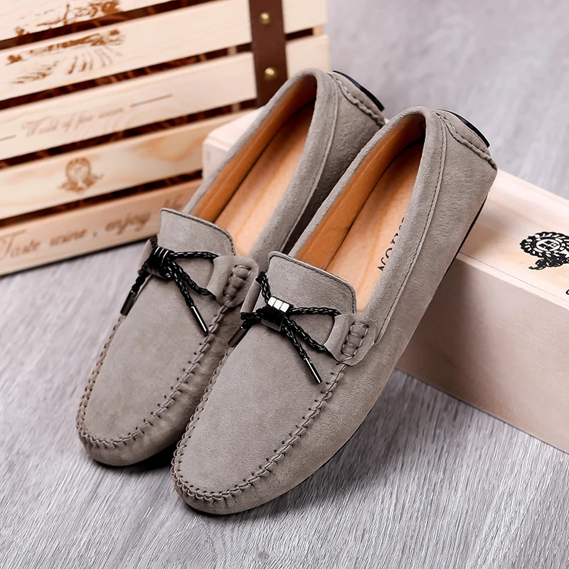 Wholesale High Quality Customize Men Loafer Shoes Suede And Rubber ...