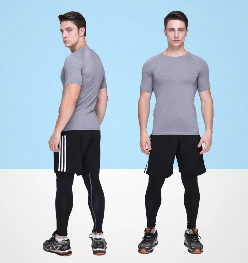 Wholesale Men's Running Tights Compression Pants Buy Men's Running