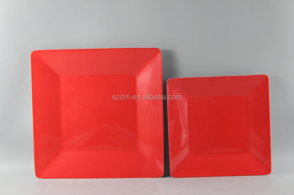 Ivory Melamine Round Plates For 5 Star Hotel