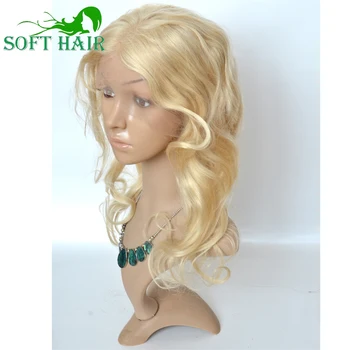 Long Blonde Human Hair Wig Lace Front Wig Brazilian Human Hair