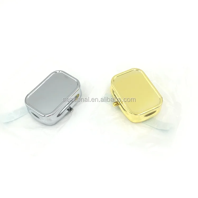 Source metal pill box mini pill case with cutter in stock portable