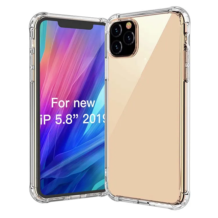 1.5mm Thick Rubber Soft Tpu Shockproof Mobile Cover For Iphone 11 2019