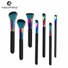 7Pcs High Quality Colorful Brass Ferrule Makeup Cosmetic Brush