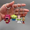 Toy Story 4 Keychain Buzz Lightyears Woody Jessie PVC Action Figure Toy Doll Kids Gift