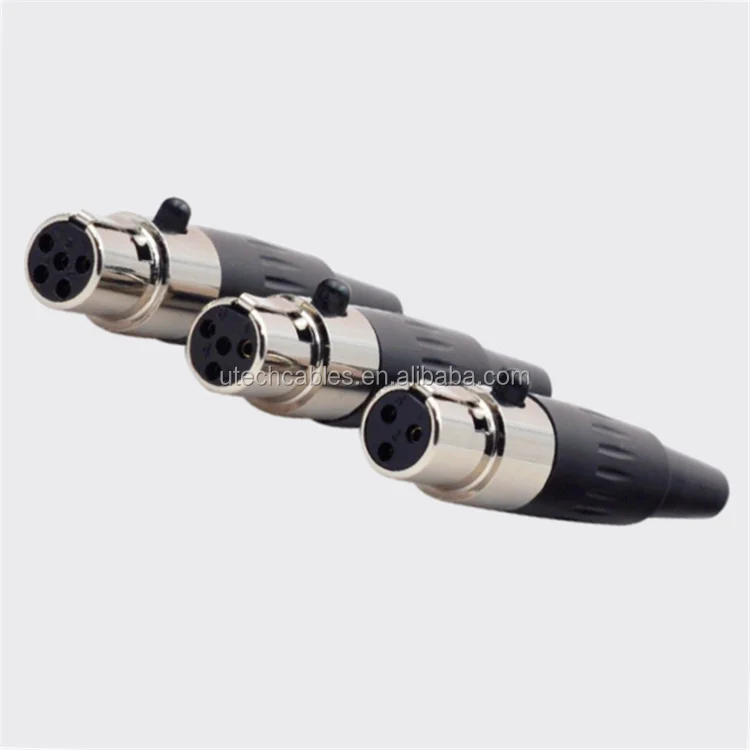 5pin Bulk Male Female Connectors Audio Right Angle Pcb Jack Socket Plug