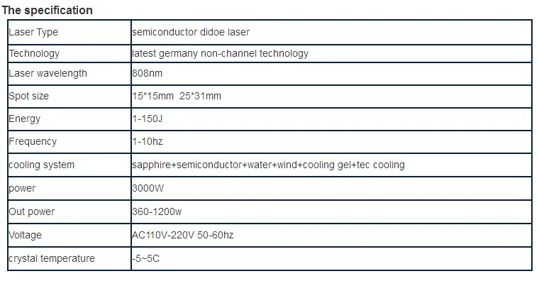 300w 500w 600w808nm Diode Laser Hair Removal Machine