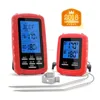 Wireless Remote Digital Cooking Meat Thermometer with Stainless Steel Dual Probes