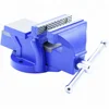 Super Light Duty Stationary Type Bench Vice With Anvil