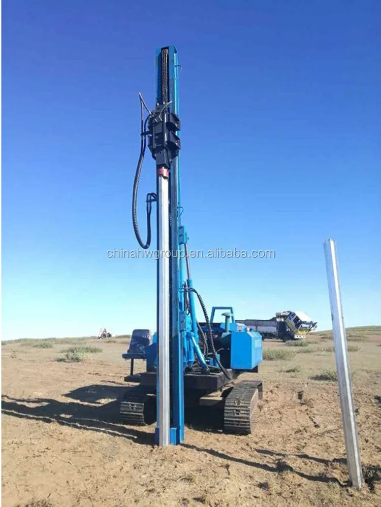 Hydraulic Vibratory Solar Pv Drop Hammer Pile Driver - Buy Sheet Pile ...