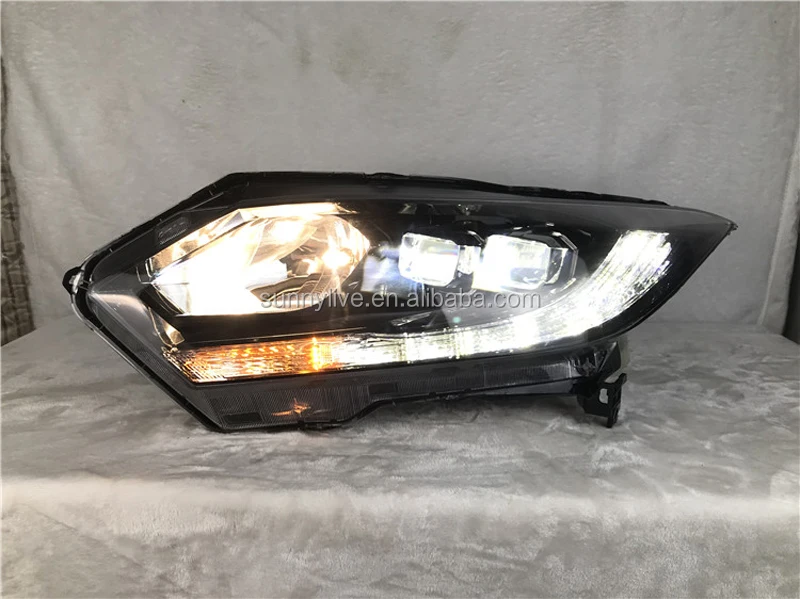 LED headlight For HONDA HRV HR-V for Vezel Head Lamp 2015-2017  year Black Housing LF
