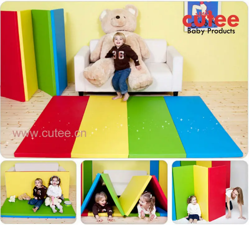 Opvouwbare Kinderen Puzzel Speelmatten,Baby-speelkleed