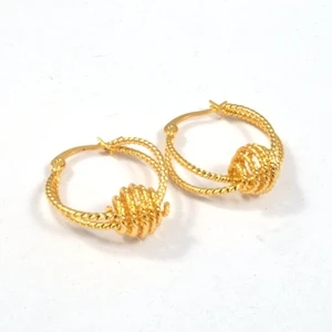 Boy And Friendship Gift Fancy Design Gold Earring Dangle Boy And Friendship Gift Fancy Design Gold Earring Dangle Jewellery Earrings Saudi Jewelry