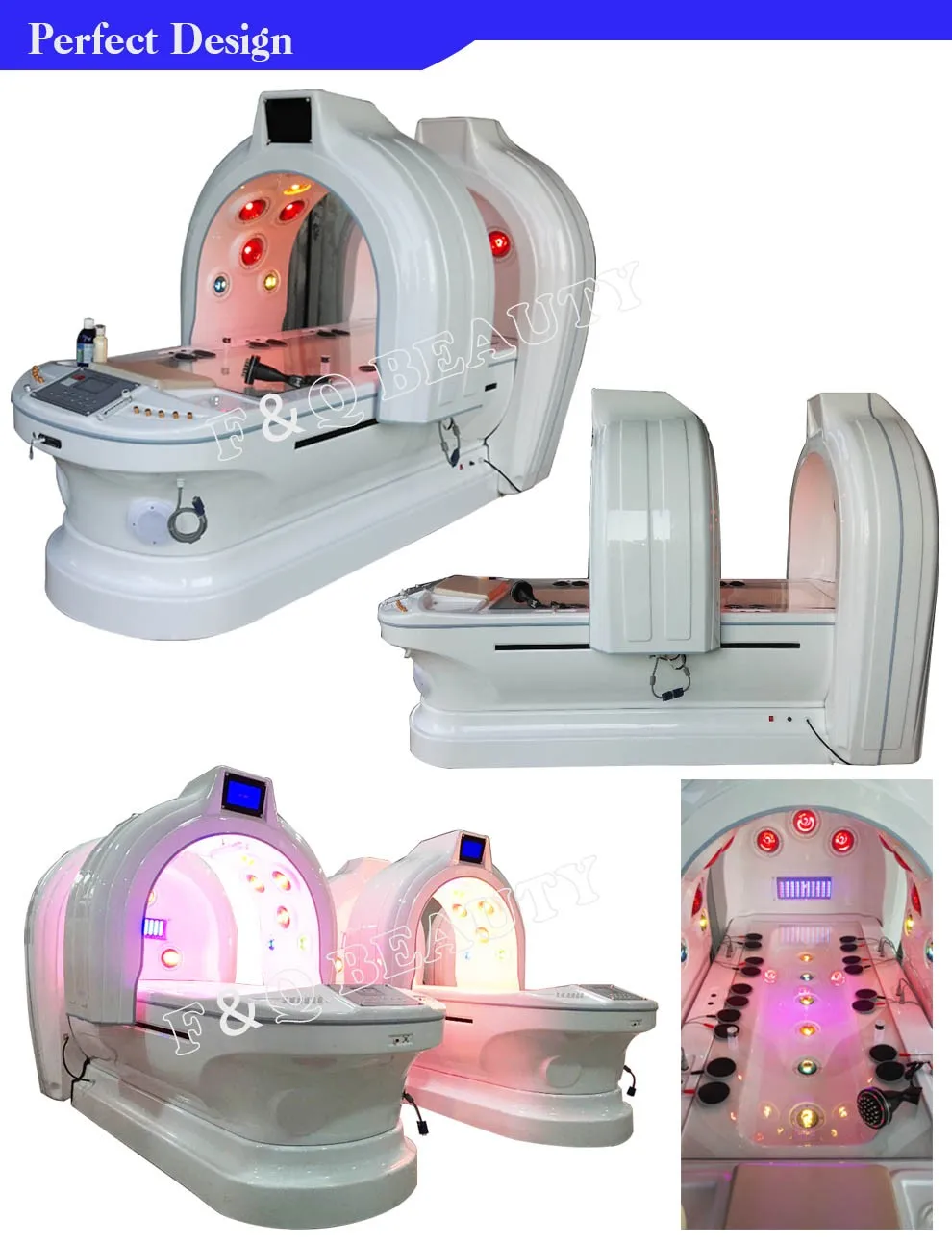 Big size Acrylic far infrared spa capsule FQ1000