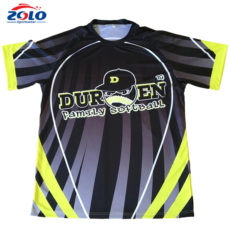 Cheap Custom Full Dye Sublimation Men's Softball Sportswear Softball Jersey,Usa Softball Shirts
